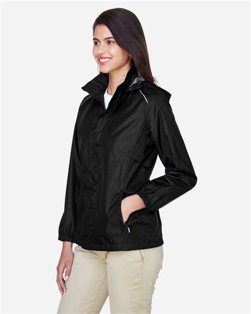 CORE365 Women's Climate Seam-Sealed Lightweight Variegated Ripstop Jacket thumbnail 6