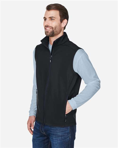 CORE365 Men's Cruise Two-Layer Fleece Bonded Soft Shell Vest thumbnail 6
