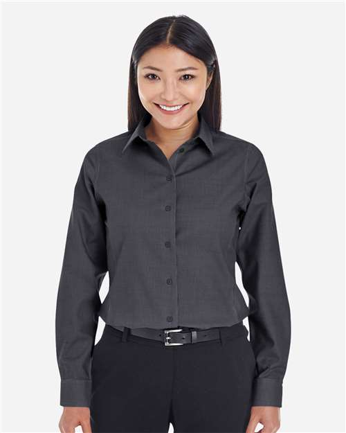 Devon & Jones Women's Crown Collection® Royal Dobby Woven Dress Shirt thumbnail 2