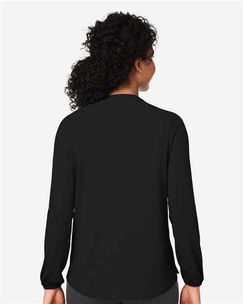 Devon & Jones Women's Raleigh Half-Placket Knit Top thumbnail 5