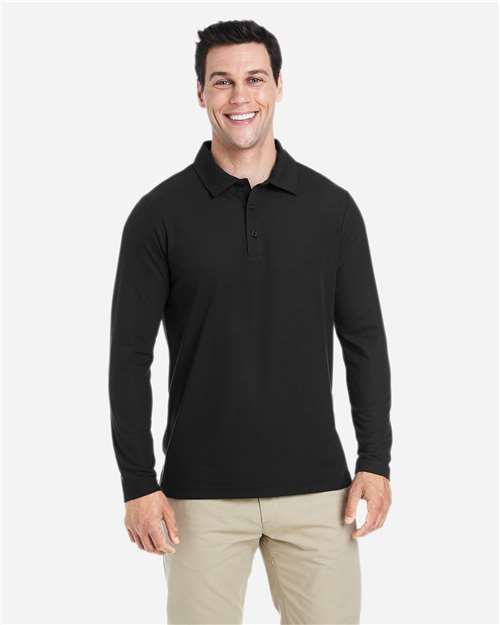 CORE365 Men's Fusion ChromaSoft™ Long Sleeve Pique Polo thumbnail 2