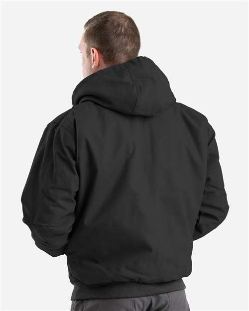 Berne Apparel Men's Tall Highland Washed Cotton Duck Hooded Jacket thumbnail 4
