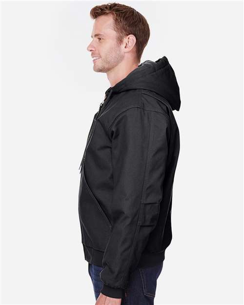 Berne Apparel Men's Tall Highland Washed Cotton Duck Hooded Jacket thumbnail 5