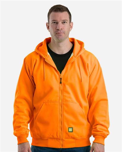 Berne Apparel Men's Tall Heritage Thermal Lined Hooded Sweatshirt thumbnail 2