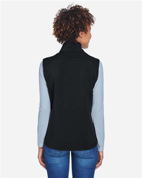 CORE365 Women's Cruise Two-Layer Fleece Bonded Soft Shell Vest thumbnail 5