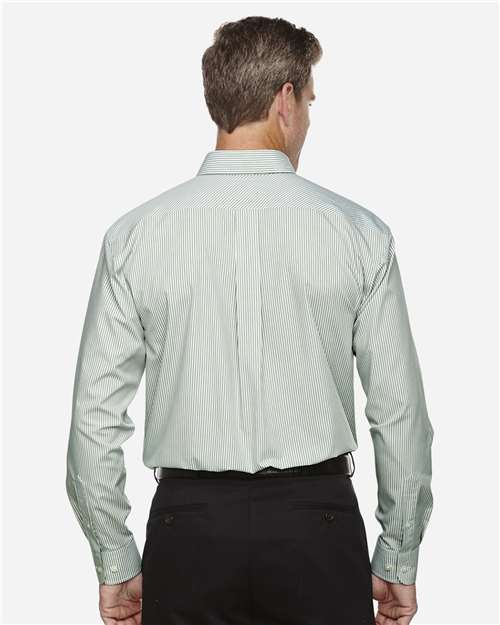 Devon & Jones Men's Crown Collection® Banker Stripe Woven Dress Shirt thumbnail 5