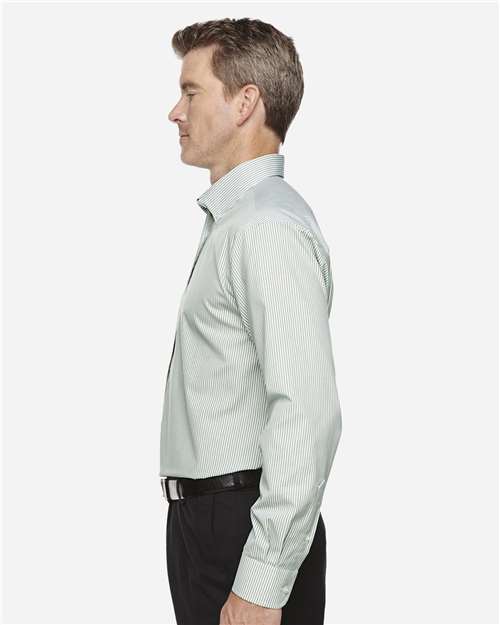 Devon & Jones Men's Crown Collection® Banker Stripe Woven Dress Shirt thumbnail 6