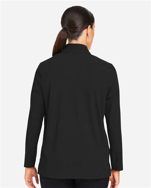 Devon & Jones Women's CrownLux Performance® Windsor Welded Quarter-Zip Pullover thumbnail 5