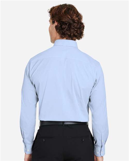 Devon & Jones Men's CrownLux Performance® Microstripe Dress Shirt thumbnail 5