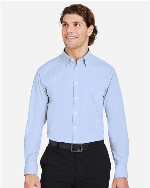 Devon & Jones Men's CrownLux Performance® Microstripe Dress Shirt thumbnail 2