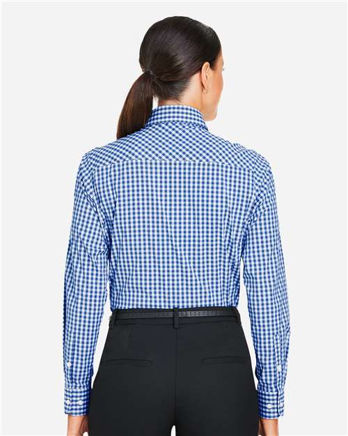 Devon & Jones Women's CrownLux Performance® Gingham Dress Shirt thumbnail 5