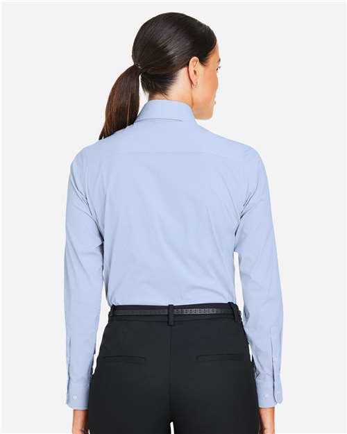 Devon & Jones Women's CrownLux Performance® Microstripe Dress Shirt thumbnail 5