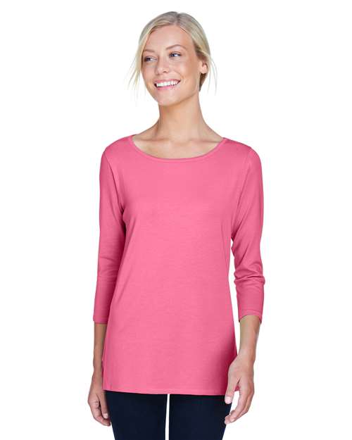 Devon & Jones Women's Perfect Fit™ Ballet Bracelet-Length Knit Top thumbnail 2