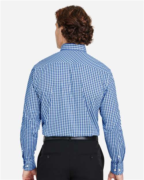 Devon & Jones Men's CrownLux Performance® Gingham Dress Shirt thumbnail 5