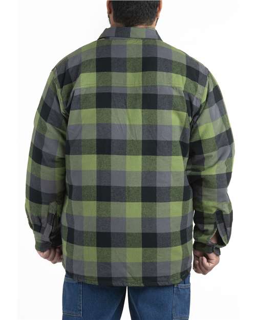 Berne Apparel Men's Tall Timber Flannel Shirt Jacket thumbnail 4
