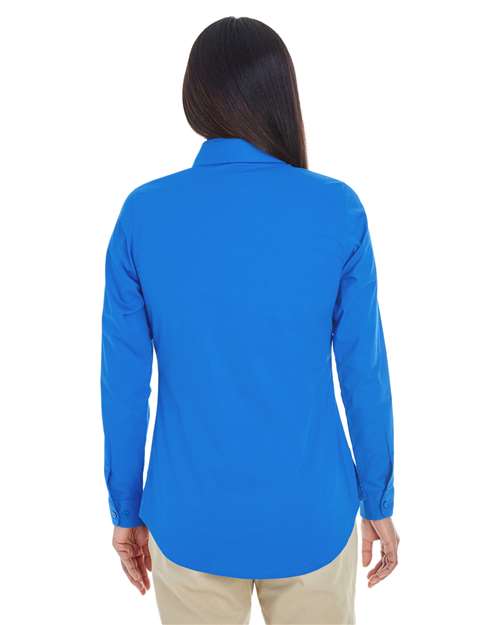 Devon & Jones Women's Perfect Fit™ Half-Placket Tunic Dress Shirt thumbnail 4