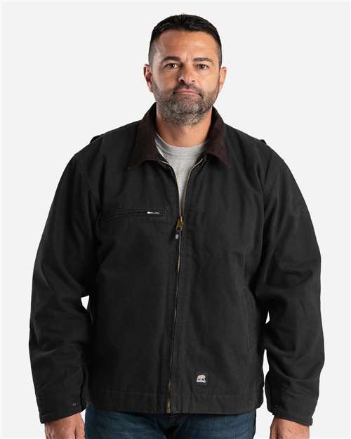 Berne Apparel Men's Highland Washed Gasoline Jacket thumbnail 2