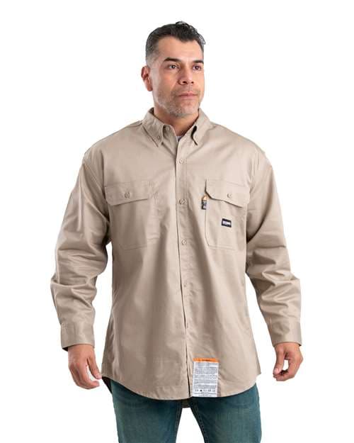 Berne Apparel Men's Flame-Resistant Button-Down Work Shirt thumbnail 2