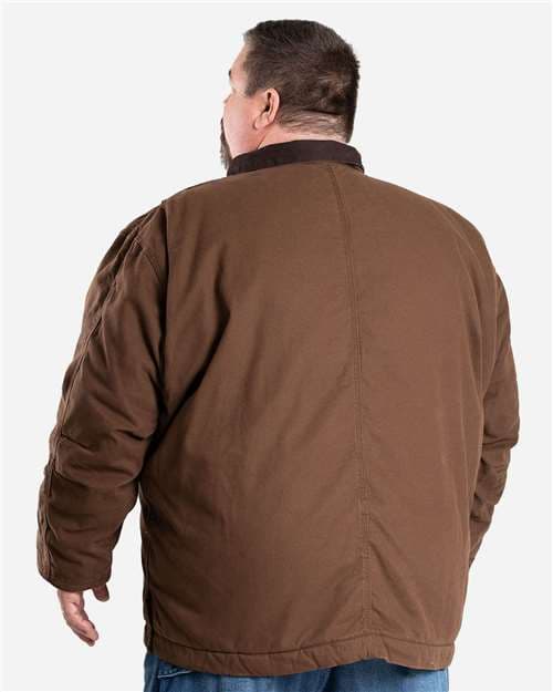 Berne Apparel Men's Tall Highland Washed Chore Coat thumbnail 4