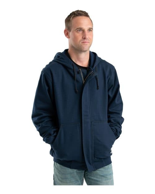 Berne Apparel Men's Flame Resistant Full-Zip Hooded Sweatshirt thumbnail 4