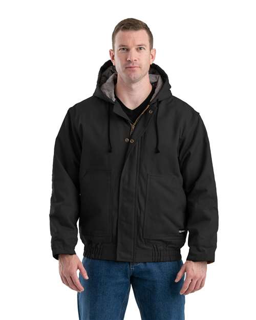 Berne Apparel Men's Tall Flame-Resistant Hooded Jacket thumbnail 2