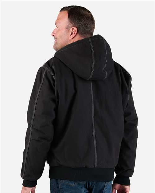 Berne Apparel Men's Modern Hooded Jacket thumbnail 3