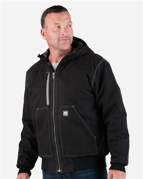 Berne Apparel Men's Modern Hooded Jacket thumbnail 2
