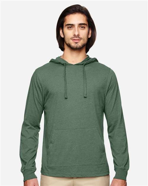 econscious Unisex Eco Jersey Pullover Hooded Long Sleeve T-Shirt thumbnail 2