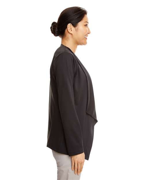 Devon & Jones Women's Perfect Fit™ Draped Open Cardigan Blazer thumbnail 4
