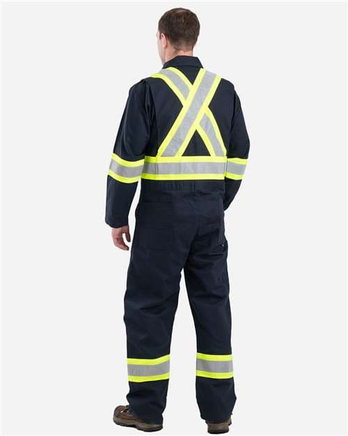 Berne Apparel Men's Safety Striped Unlined Coverall thumbnail 3