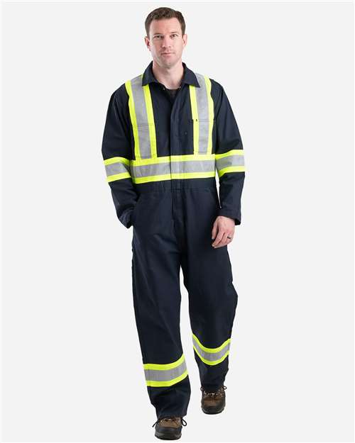 Berne Apparel Men's Safety Striped Unlined Coverall thumbnail 2