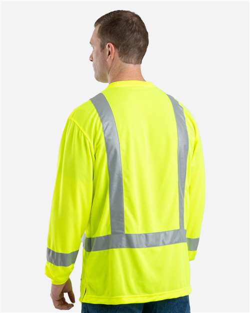 Berne Apparel Men's Tall Hi-Vis Class 3 Performance T-Shirt thumbnail 4