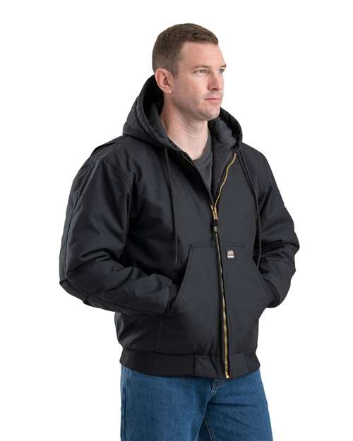 Berne Apparel Men's Icecap Insulated Hooded Jacket thumbnail 4