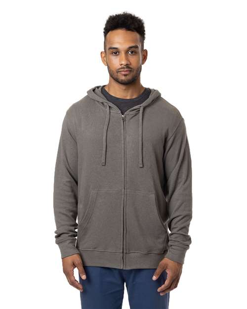 econscious Unisex Hemp Hero Full-Zip Hooded Sweatshirt thumbnail 2