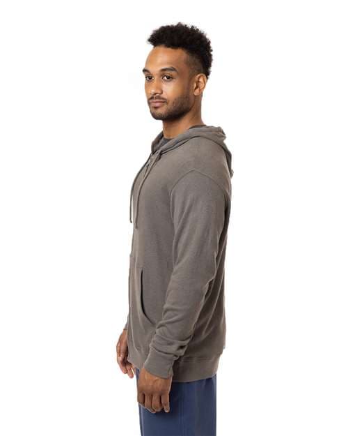 econscious Unisex Hemp Hero Full-Zip Hooded Sweatshirt thumbnail 4