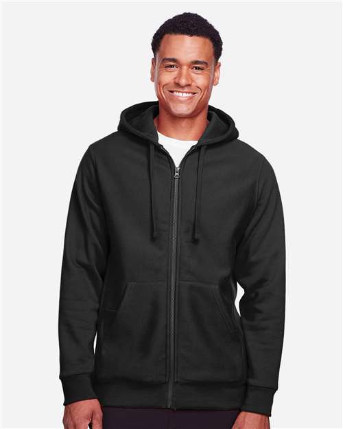 Team 365 Unisex Zone HydroSport™ Heavyweight Full-Zip Hooded Sweatshirt thumbnail 2