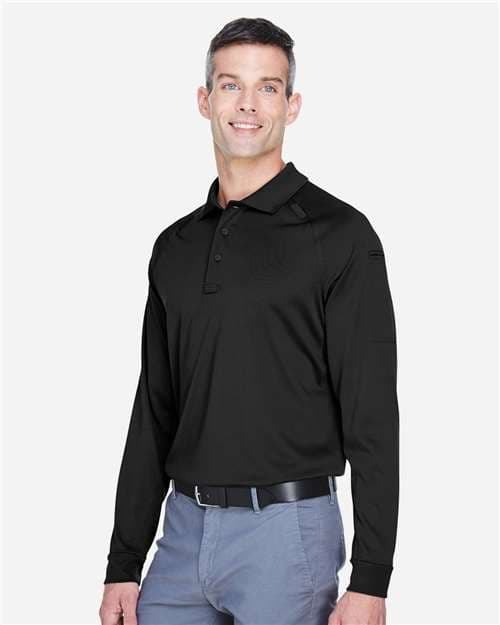 Harriton Men's Advantage Long Sleeve Tactical Polo thumbnail 6