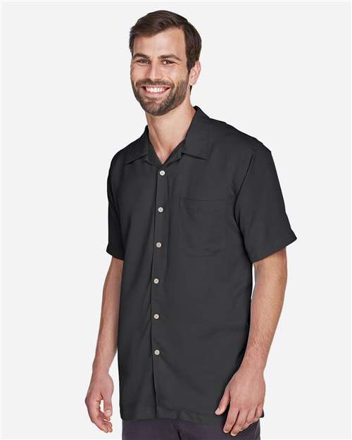 Harriton Men's Bahama Cord Camp Shirt thumbnail 6