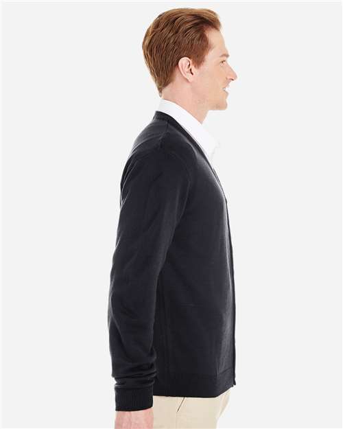 Harriton Men's Pilbloc™ V-Neck Button Cardigan Sweater thumbnail 5