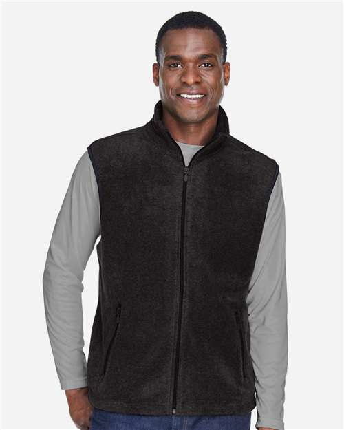 Harriton Unisex Fleece Full-Zip Vest thumbnail 2