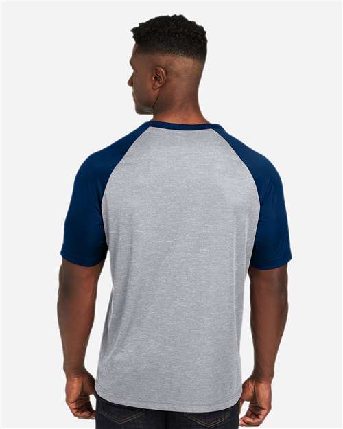 Team 365 Unisex Zone Colorblock Raglan T-Shirt thumbnail 5