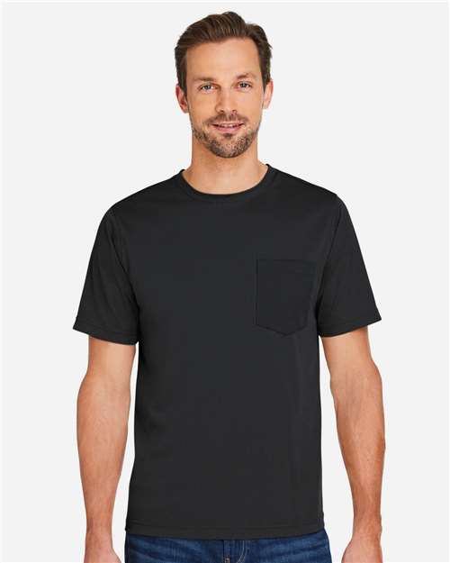 Harriton Unisex Charge Snag and Soil Protect T-Shirt thumbnail 2