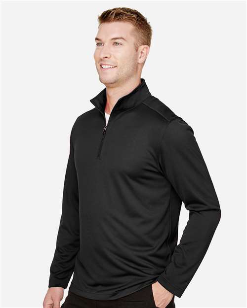 Harriton Men's Advantage Snag Protection Plus Quarter-Zip Pullover thumbnail 6