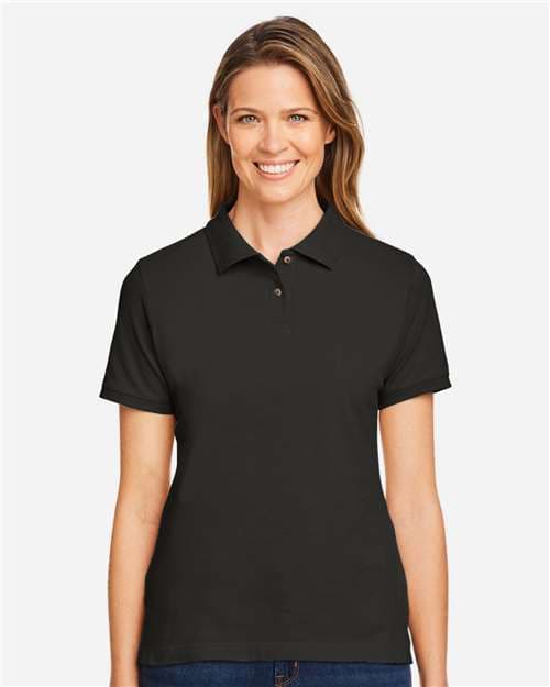 Harriton Women's Cotton Polo thumbnail 2
