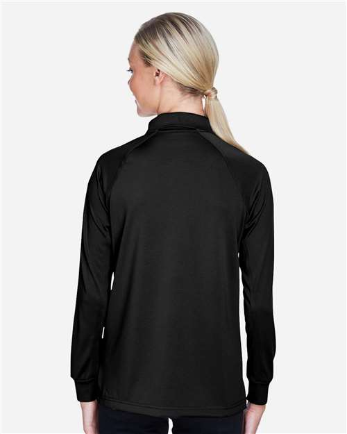 Harriton Women's Advantage Long Sleeve Tactical Polo thumbnail 5
