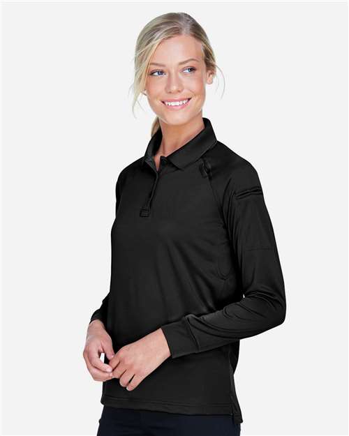 Harriton Women's Advantage Long Sleeve Tactical Polo thumbnail 6