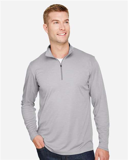 Team 365 Men's Zone Sonic Heather Performance Quarter-Zip Pullover thumbnail 2