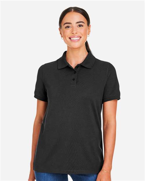 Harriton Women's Valiant Cotton Snag Protect Polo thumbnail 2