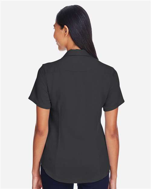 Harriton Women's Bahama Cord Camp Shirt thumbnail 5