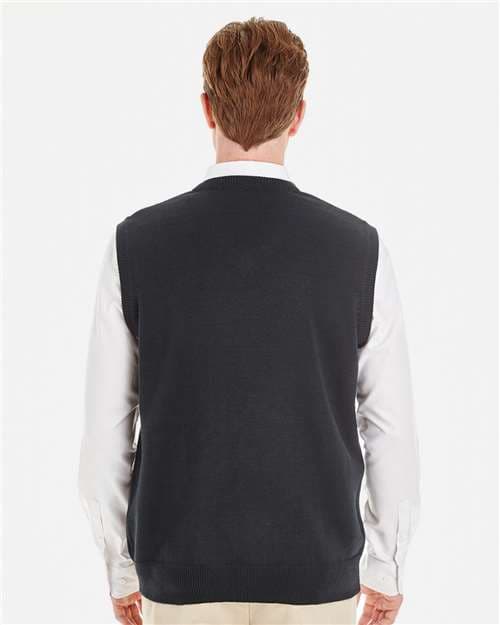 Harriton Men's Pilbloc™ V-Neck Sweater Vest thumbnail 4
